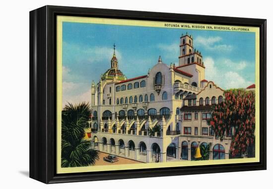 Mission Inn, Rotunda Wing - Riverside, CA-Lantern Press-Framed Stretched Canvas