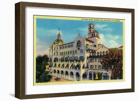 Mission Inn, Rotunda Wing - Riverside, CA-Lantern Press-Framed Art Print