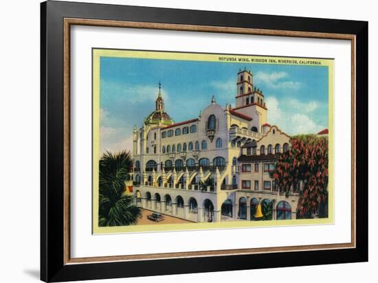 Mission Inn, Rotunda Wing - Riverside, CA-Lantern Press-Framed Art Print