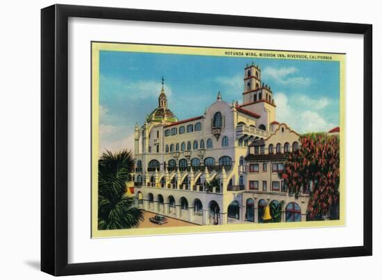 Mission Inn, Rotunda Wing - Riverside, CA-Lantern Press-Framed Art Print