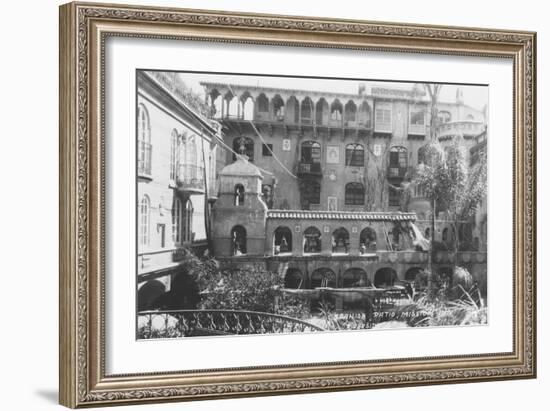 Mission Inn Spanish Patio View Riverside, CA Photograph - Riverside, CA-Lantern Press-Framed Art Print