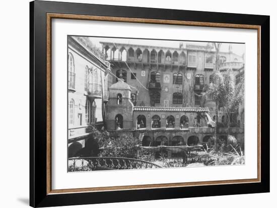 Mission Inn Spanish Patio View Riverside, CA Photograph - Riverside, CA-Lantern Press-Framed Art Print