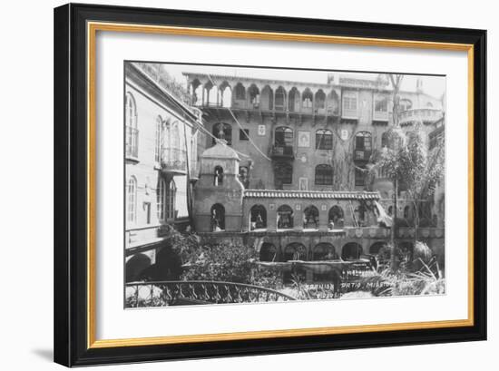 Mission Inn Spanish Patio View Riverside, CA Photograph - Riverside, CA-Lantern Press-Framed Art Print