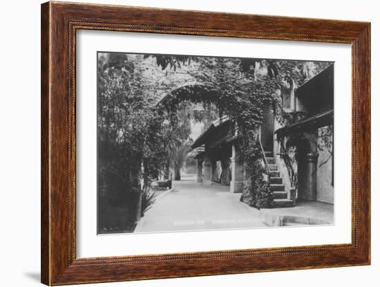 Mission Inn View at Riverside, California Photograph - Riverside, CA-Lantern Press-Framed Art Print