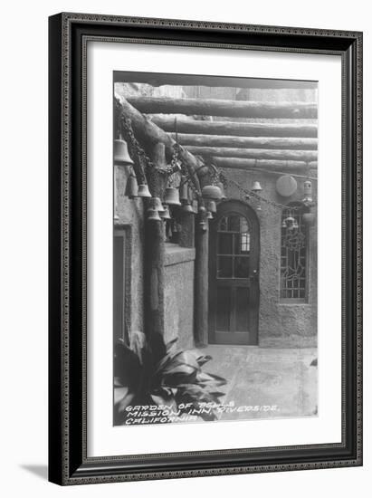 Mission Inn View Garden of Bells Riverside, CA Photograph - Riverside, CA-Lantern Press-Framed Art Print