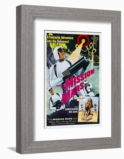 Mission Mars, Darren McGavin, 1968-null-Framed Photo