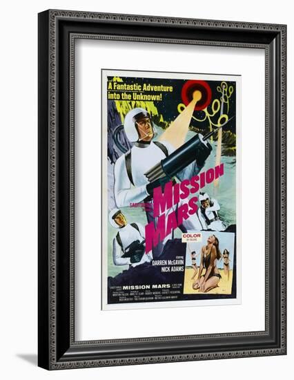 Mission Mars, Darren McGavin, 1968-null-Framed Photo