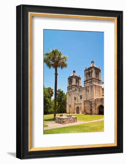 Mission Nuestra Senora De La Purisima Concepcion, Mission Concepcion, San Antonio, Texas, U.S.A.-Kav Dadfar-Framed Photographic Print