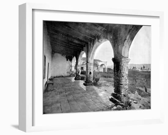 Mission of San Juan, Yosemite Valley, California, USA, 1893-John L Stoddard-Framed Giclee Print