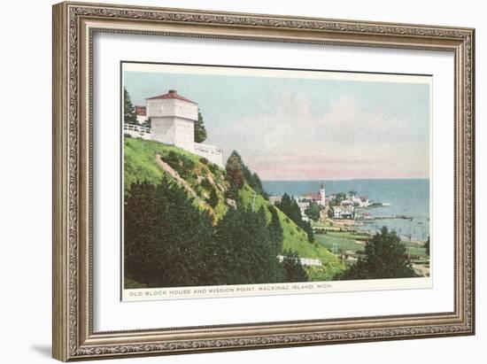 Mission Point, Mackinac Island, Michigan-null-Framed Art Print