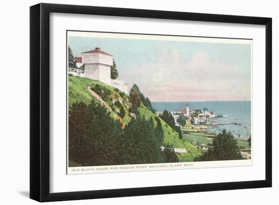 Mission Point, Mackinac Island, Michigan-null-Framed Art Print