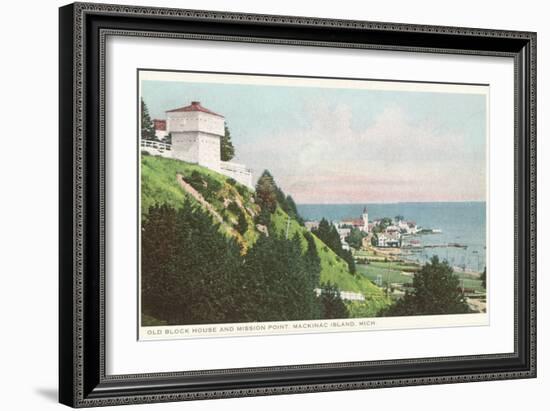 Mission Point, Mackinac Island, Michigan-null-Framed Art Print