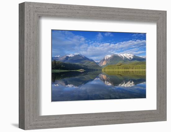 Mission Reservoir, Peaks of the Mission Mountains Near St Ignatius, Montana, USA-Chuck Haney-Framed Photographic Print