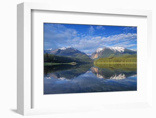 Mission Reservoir, Peaks of the Mission Mountains Near St Ignatius, Montana, USA-Chuck Haney-Framed Photographic Print