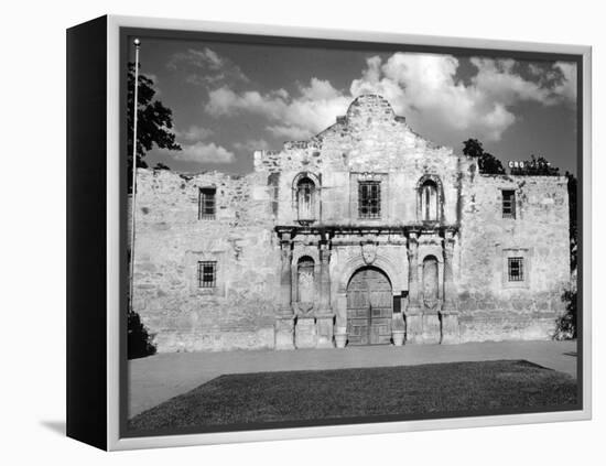 Mission San Antonio De Valero, also known as the Alamo. 1961-null-Framed Stretched Canvas