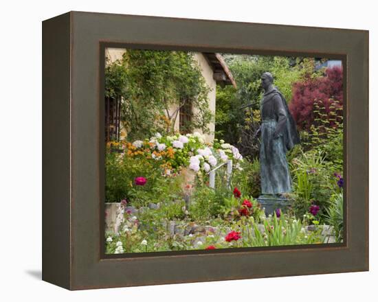 Mission San Carlos Borromeo, Carmel-By-The-Sea, Monterey County, California, United States of Ameri-Richard Cummins-Framed Premier Image Canvas