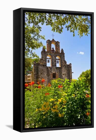 Mission San Francisco De La Espada, San Antonio, Texas, United States of America, North America-Kav Dadfar-Framed Premier Image Canvas