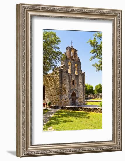 Mission San Francisco De La Espada, San Antonio, Texas, United States of America, North America-Kav Dadfar-Framed Photographic Print