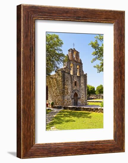 Mission San Francisco De La Espada, San Antonio, Texas, United States of America, North America-Kav Dadfar-Framed Photographic Print