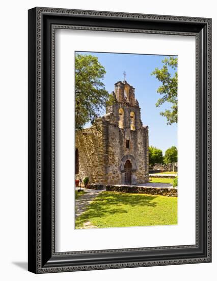 Mission San Francisco De La Espada, San Antonio, Texas, United States of America, North America-Kav Dadfar-Framed Photographic Print