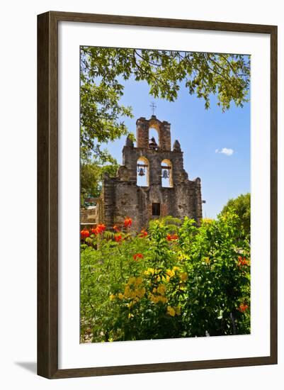 Mission San Francisco De La Espada, San Antonio, Texas, United States of America, North America-Kav Dadfar-Framed Photographic Print