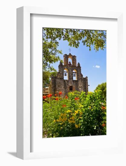 Mission San Francisco De La Espada, San Antonio, Texas, United States of America, North America-Kav Dadfar-Framed Photographic Print