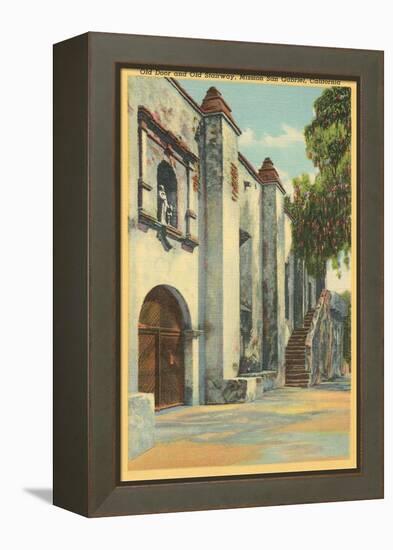 Mission San Gabriel, California-null-Framed Stretched Canvas