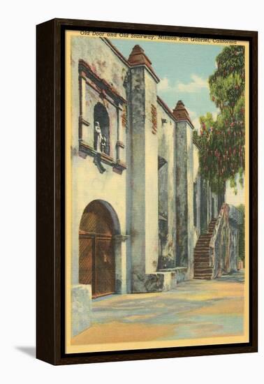 Mission San Gabriel, California-null-Framed Stretched Canvas