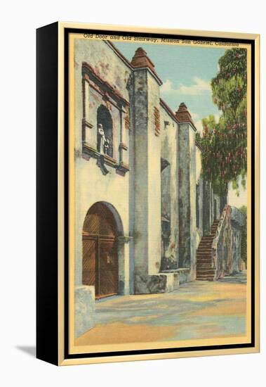 Mission San Gabriel, California-null-Framed Stretched Canvas