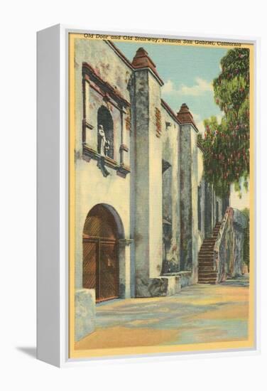 Mission San Gabriel, California-null-Framed Stretched Canvas