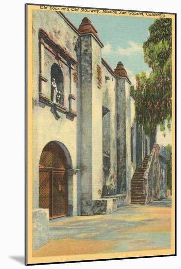 Mission San Gabriel, California-null-Mounted Art Print