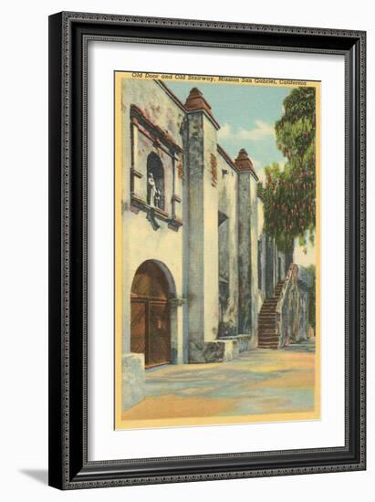Mission San Gabriel, California-null-Framed Art Print