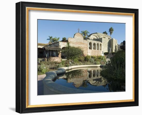 Mission San Jaun Capistrano, California, USA-Ethel Davies-Framed Photographic Print