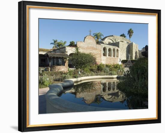 Mission San Jaun Capistrano, California, USA-Ethel Davies-Framed Photographic Print