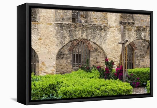 Mission San Jose in San Antonio, Texas, USA-Chuck Haney-Framed Premier Image Canvas