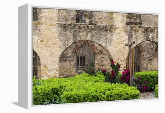 Mission San Jose in San Antonio, Texas, USA-Chuck Haney-Framed Premier Image Canvas