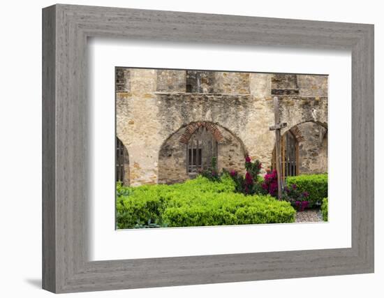 Mission San Jose in San Antonio, Texas, USA-Chuck Haney-Framed Photographic Print