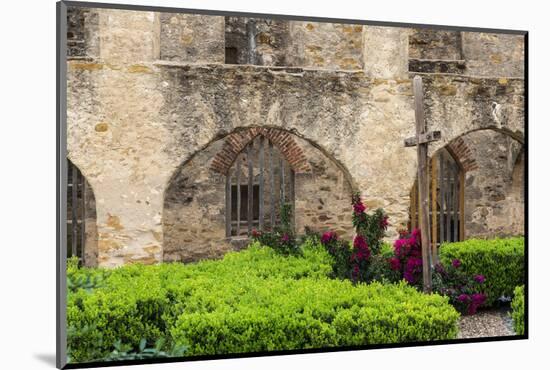 Mission San Jose in San Antonio, Texas, USA-Chuck Haney-Mounted Photographic Print