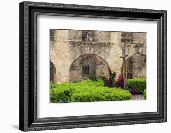 Mission San Jose in San Antonio, Texas, USA-Chuck Haney-Framed Photographic Print