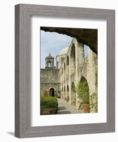 Mission San Jose, San Antonio, Texas, USA-Ethel Davies-Framed Photographic Print