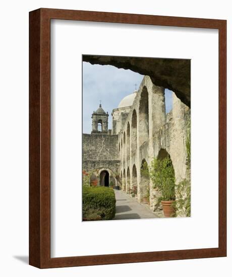 Mission San Jose, San Antonio, Texas, USA-Ethel Davies-Framed Photographic Print