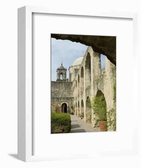 Mission San Jose, San Antonio, Texas, USA-Ethel Davies-Framed Photographic Print