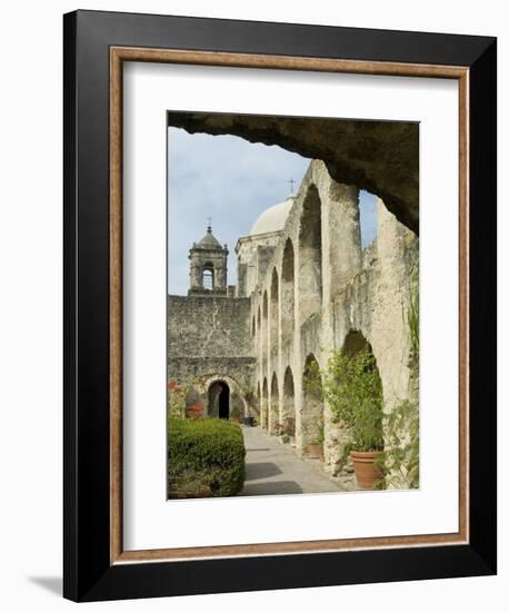 Mission San Jose, San Antonio, Texas, USA-Ethel Davies-Framed Photographic Print