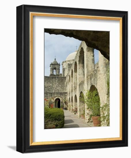 Mission San Jose, San Antonio, Texas, USA-Ethel Davies-Framed Photographic Print