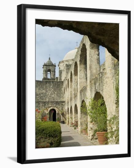 Mission San Jose, San Antonio, Texas, USA-Ethel Davies-Framed Photographic Print