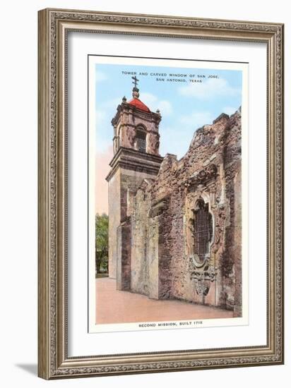 Mission San Jose, San Antonio, Texas-null-Framed Art Print