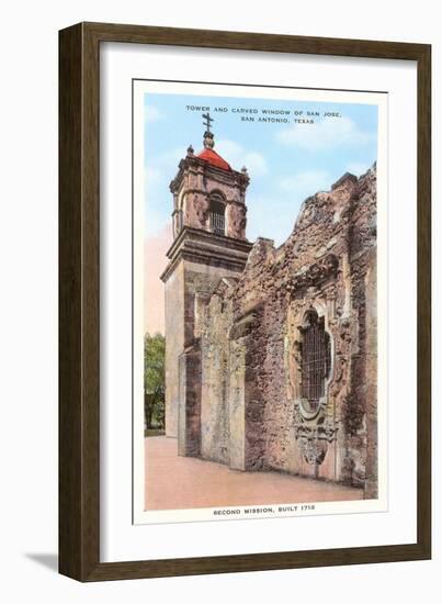 Mission San Jose, San Antonio, Texas-null-Framed Art Print