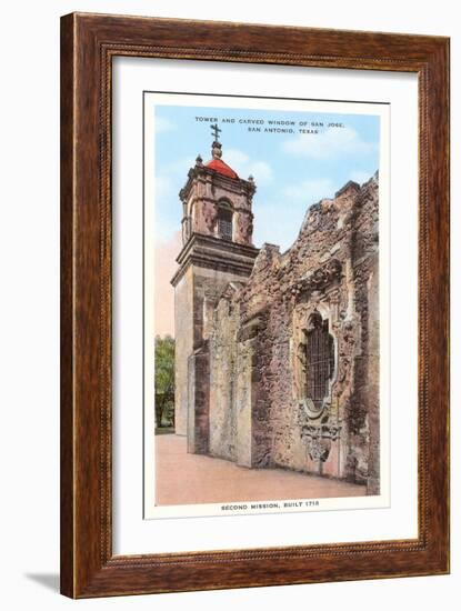 Mission San Jose, San Antonio, Texas-null-Framed Art Print