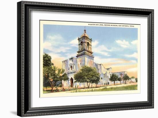 Mission San Jose, San Antonio, Texas-null-Framed Art Print