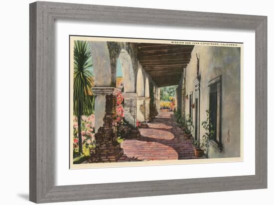 Mission San Juan Capistrano, California--Framed Art Print